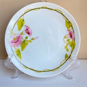 Toscany Collection Portsmouth Japan pink green floral bread and butter plate